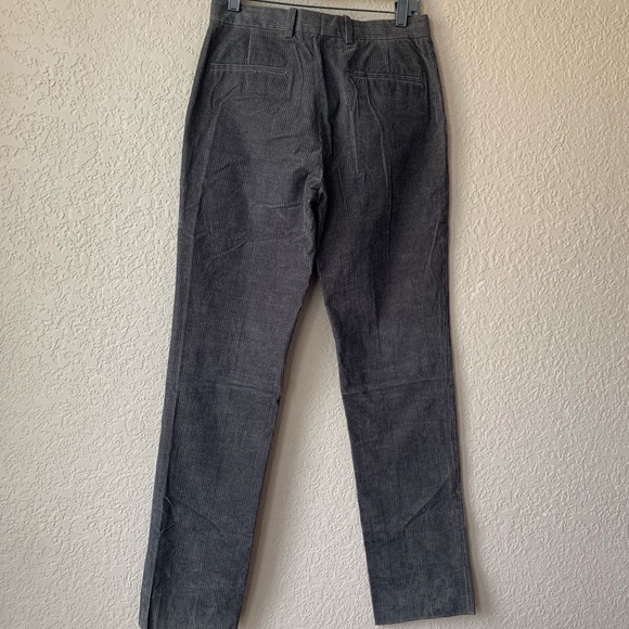 Elie Tahari fitted plain front unhemmed cordoruy - Picture 7 of 13